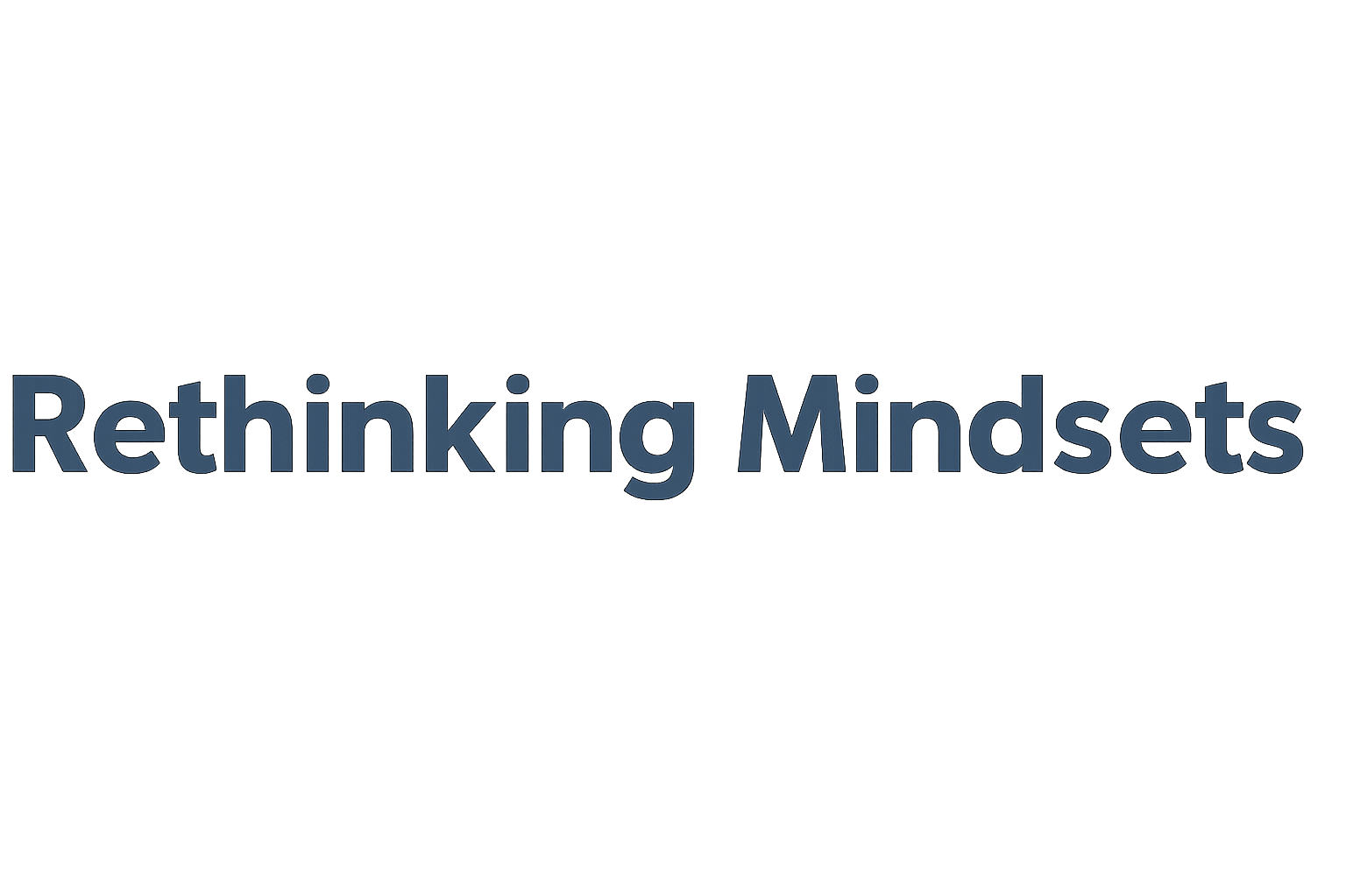 Rethinking Mindsets | One-on-One Online Tutoring Logo
